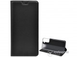 Gigapack álló, bőr hatású flip tok Samsung Galaxy S21 Plus (SM-G996) készülékhez, fekete