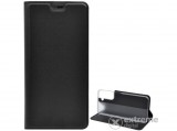 Gigapack álló, bőr hatású flip tok Samsung Galaxy S21 (SM-G991) készülékhez, fekete