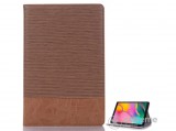 Gigapack álló, bőr hatású flip tok Samsung Galaxy Tab S6 Lite 10.4 WIFI (SM-P610) készülékhez, barna