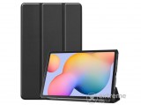 Gigapack álló, bőr hatású flip tok Samsung Galaxy Tab S6 Lite 10.4 WIFI (SM-P610) készülékhez, fekete