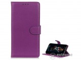 Gigapack álló, bőr hatású flip tok Sony Xperia L4 (XQ-AD5) készülékhez, lila