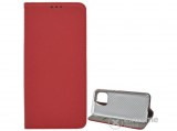Gigapack álló, bőr hatású flip tok Xiaomi Mi 11 5G készülékhez, piros, rombusz mintás