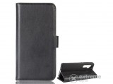 Gigapack álló, bőr hatású flip tok Xiaomi Mi Note 10 Lite készülékhez, fekete