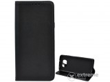 Gigapack álló bőr hatású flip tok Xiaomi Poco X3 NFC készülékhez, fekete