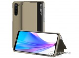 Gigapack álló, bőr hatású flip tok Xiaomi Redmi Note 8T készülékhez, barna