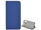 Gigapack álló, bőr hatású flip tok Xiaomi Redmi Note 8T készülékhez, sötétkék, rombusz mintás