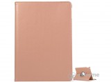 Gigapack álló, bőr hatású tok Apple iPAD 10.2 (2019) készülékhez, rozéarany