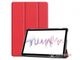 Gigapack álló, bőr hatású tok Huawei MediaPad M6 10.8 LTE készülékhez, piros