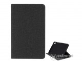 Gigapack álló, bőr hatású tok Huawei MediaPad M6 8.4 LTE készülékhez, fekete