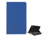 Gigapack álló, bőr hatású tok Huawei MediaPad M6 8.4 LTE készülékhez, kék