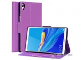 Gigapack álló, bőr hatású tok Huawei MediaPad M6 8.4 LTE készülékhez, lila, karbon mintás