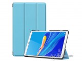 Gigapack álló, bőr hatású tok Huawei MediaPad M6 8.4 LTE készülékhez, világoskék