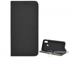 Gigapack álló bőr hatású tok Huawei P Smart Plus  készülékhez, fekete, rombusz mintás