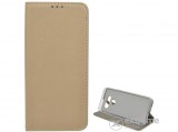 Gigapack álló, bőr hatású tok LG K50 (LMX520) készülékhez, arany