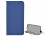 Gigapack álló, bőr hatású tok Nokia 1 Plus készülékhez, sötétkék, rombusz mintás