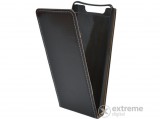 Gigapack álló bőr lefelé nyíló flip tok Samsung Galaxy A80 (SM-A805F) készülékhez, fekete