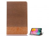 Gigapack álló bőr oldalra nyíló flip tok Samsung Galaxy Tab A 10.1 WIFI (2019 SM-T510) készülékhez, barna