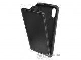 Gigapack álló bőr tok Apple iPhone X (5,8") készülékhez, fekete