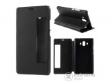 Gigapack álló bőr tok Huawei Mate 10 készülékhez, fekete