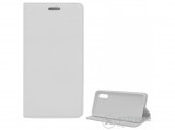 Gigapack álló bőr tok Huawei P20 készülékhez, fehér