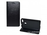Gigapack álló bőr tok Huawei P9 lite Mini készülékhez, fekete