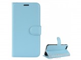 Gigapack álló bőr tok Huawei Y5 2018 (Y5 Prime 2018) készülékhez, világoskék