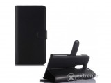 Gigapack álló bőr tok Lenovo Vibe X3 készülékhez, fekete