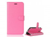Gigapack álló bőr tok Nokia 1 készülékhez, rózsaszín