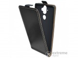 Gigapack álló bőr tok Nokia 9 készülékhez, fekete
