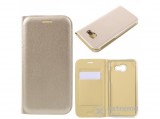 Gigapack álló bőr tok Samsung Galaxy A3 (2017) SM-A320F készülékhez, arany