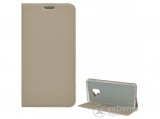 Gigapack álló bőr tok Samsung Galaxy A8 Plus (2018) SM-A730F készülékhez, arany