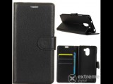 Gigapack álló bőr tok Samsung Galaxy S9 Plus (SM-G965) készülékhez, fekete