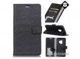 Gigapack álló bőr tok Samsung Galaxy S9 (SM-G960) készülékhez, fekete
