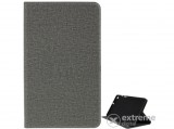 Gigapack álló bőr tok Samsung Galaxy Tab A 8.0 WIFI 2019 (SM-T290) készülékhez, szürke, textil hatású