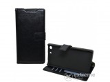 Gigapack álló bőr tok Sony Xperia M5 (E5653) készülékhez, fekete
