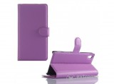 Gigapack álló bőr tok Sony Xperia Z5 (E6653) készülékhez, lila
