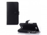 Gigapack álló bőr tok Xiaomi Redmi Note 2  készülékhez, fekete