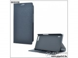 Gigapack álló, műbőr, mágneses FLIP tok Honor 6 Plus készülékekehez, fekete  GP-55538