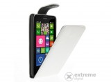 Gigapack álló, műbőr, mágneses FLIP tok Nokia Lumia 630 készülékekhez, fehér