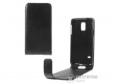 Gigapack álló, műbőr, mágneses FLIP tok Samsung Galaxy S5 Mini készülékekhez, fekete