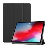Gigapack Apple IPAD Air 2020 (Air 4)  tok álló, bőr hatású (aktív flip, trifold, asztali tartó) fekete