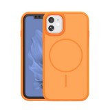 Gigapack Apple iPhone 11 szilikon védő (műanyag hátlap, ütésállóság, légpárnás sarok, kameravédő, magsafe) narancssárga