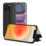 Gigapack Apple iPhone 12 mini tok álló (Flip, oldalra nyíló, hívószámkijelzés) fekete