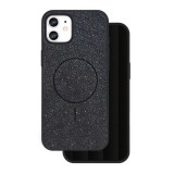 Gigapack Apple iPhone 12 Pro  szilikon telefonvédő (műanyag hátlap, kameravédő, magsafe, csillogó) fekete