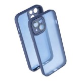 Gigapack Apple iPhone 13 szilikon telefonvédő (ütésállóság, akril hátlap, kameravédő) sötétkék