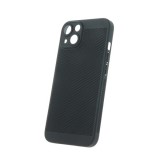 Gigapack Apple iPhone 15 Plus műanyag telefonvédő (légáteresztő, lyukacsos minta, kamera védelem) fekete