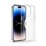 Gigapack Apple iPhone 15 Pro szilikon telefonvédő (közepesen ütésálló, légpárnás keret, magsafe) átlátszó