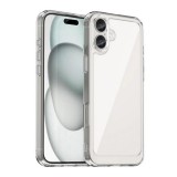Gigapack Apple iPhone 16 Plus szilikon telefonvédő (ütésállóság, átlátszó hátlap) átlátszó