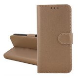 Gigapack Apple iPhone 16 Plus tok álló, bőr hatású (flip, oldalra nyíló, kártyazseb, asztali tartó) arany