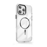 Gigapack Apple iPhone 16 Pro Max szilikon telefonvédő (műanyag hátlap, kameravédő, magsafe, légpárnás sarok) fekete